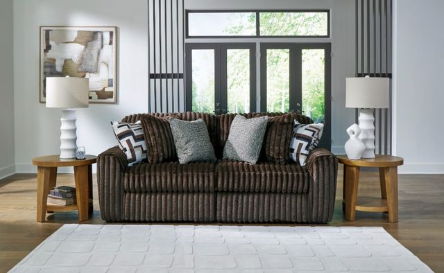 Signature Design by Ashley® Midnight-Madness 2-Piece Chocolate Small Spaced Sectional Sofa-1