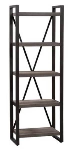 Liberty Furniture Tanners Creek Dark Pewter/Graystone Entertainment Center-3