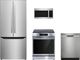 Frigidaire Gallery® 4 Piece Stainless Steel Induction Kitchen Package-0