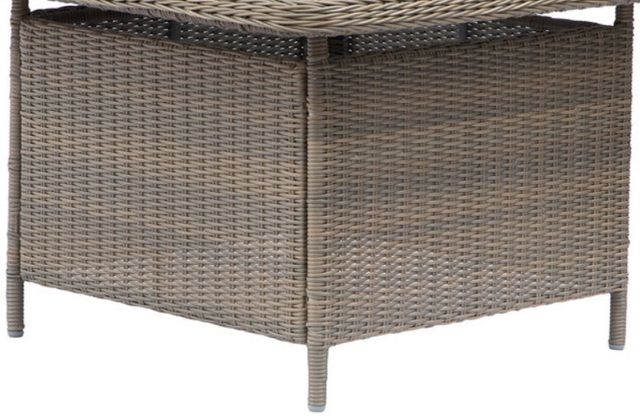 Intercon Dixie Charcoal Rattan Outdoor Table-1