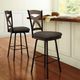 Amisco Customizable Marcus Swivel Bar Stool-1