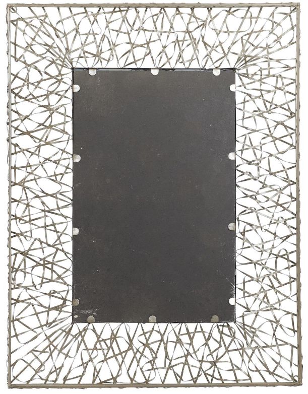 Deco Marche Silver Ribbon Wall Mirror-1