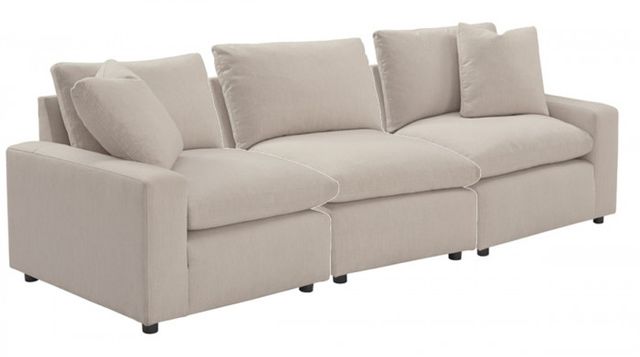 Signature Design by Ashley® Savesto 3-Piece Ivory Sectional-0