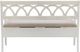 Powell® Winslett White Storage Bench-5