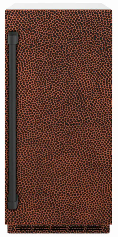 ZLINE Touchstone 15" 66 lb. Stainless Steel Gourmet Ice Maker with Drain Pump and Hand Hammered Copp