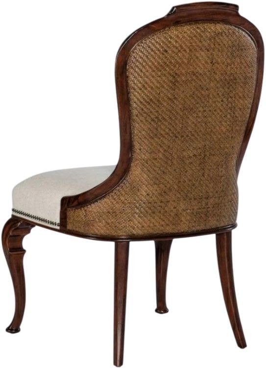Hooker® Furniture Charleston Chateau Linen/Maraschino Cherry Dining Side Chair-3