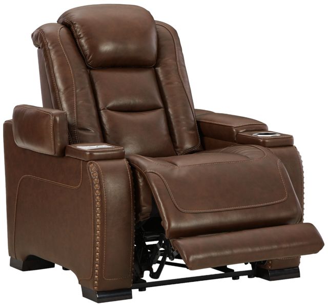 Signature Design by Ashley® The Man-Den Mahogany Power Recliner-2