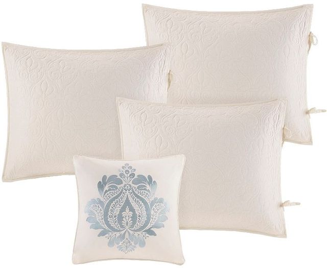 Olliix by Madison Park 6 Piece Cream Quebec Reversible Daybed Cover Set-2