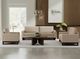 International Furniture Direct Blackburn Black/Light Brown 89" Sofa-1