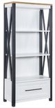 Legacy Classic Franklin Aged Black/Natural White Etagere-0