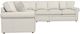 La-Z-Boy® Collins Oyster Sectional with Custom Layout Options-1
