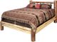 Montana Woodworks® Glacier Country Stain & Clear Lacquer California King Platform Bed-2