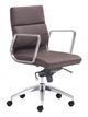 Zuo® Engineer Espresso Low Back Office Chair-0