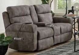 Catnapper® Tranquility Pewter Power Reclining Loveseat-0