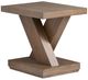 Magnussen Home® Lansbury Antique Wheat Rectangular End Table-0