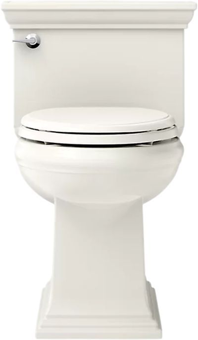 KOHLER® Memoirs® Stately Biscuit 1-Piece Compact Elongated Toilet with Skirted Trapway, 1.28 Gpf-1
