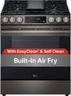 LG 30" Black Stainless Steel Slide In Gas Range-2