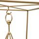 A & B Home Gold Metal Candle Holder-2