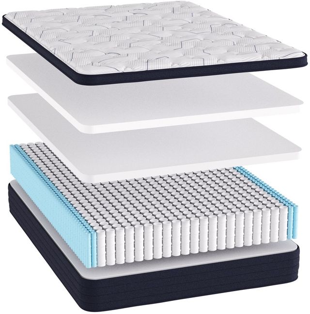 Southerland™ American Sleep® Colten 12.5" Wrapped Coil Plush Euro Top Twin XL Mattress-1