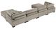 Homelegance® Traverse 6-Piece Taupe Modular Sectional with 2-Ottoman-3