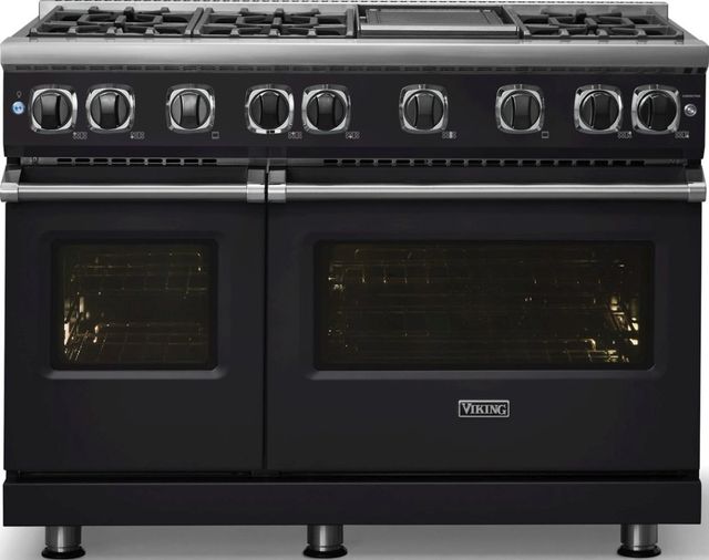 Viking® 7 Series 48'' Onyx Pro Style Gas Range with Griddle-2