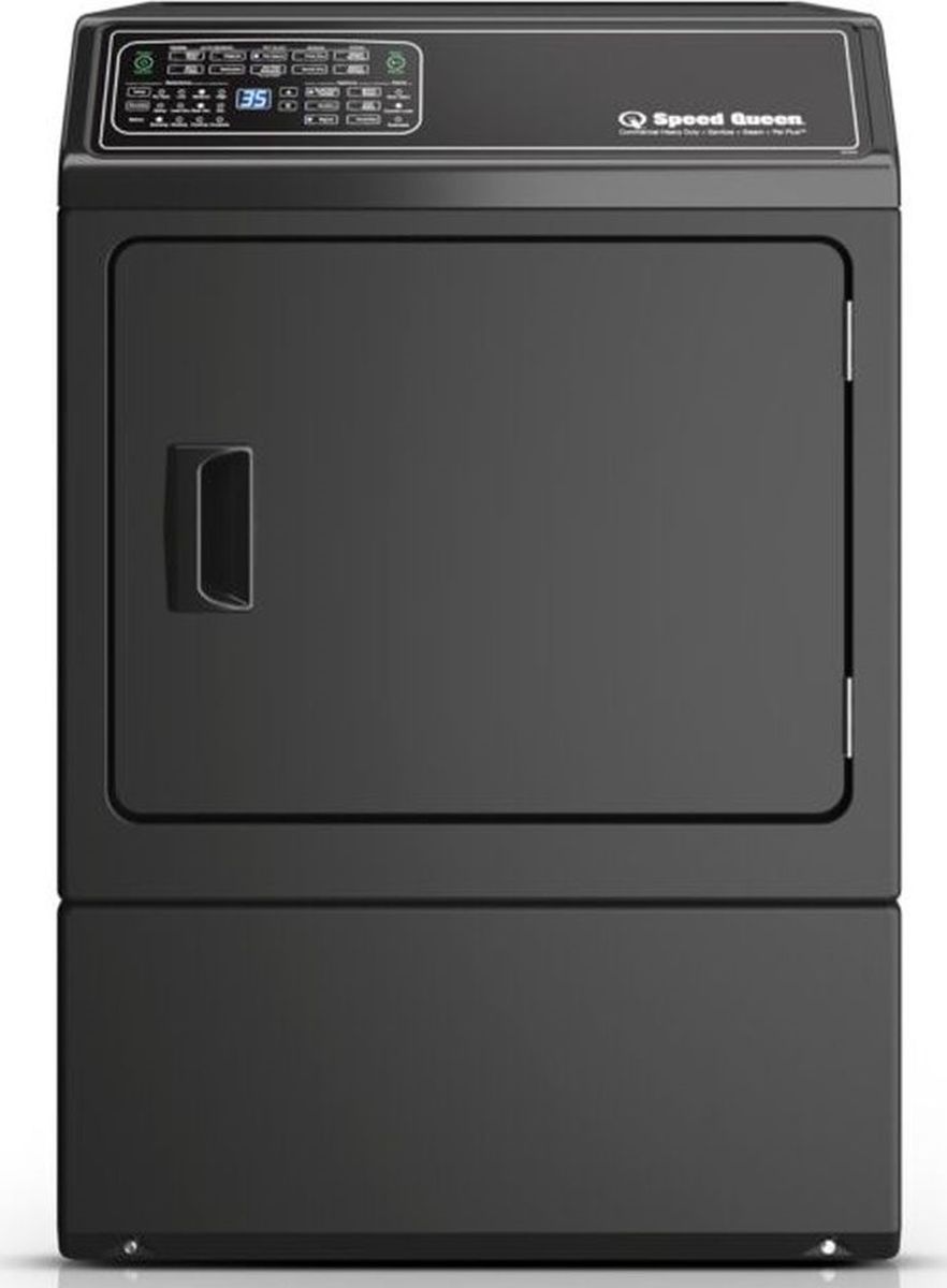 Speed Queen® Black Front Load Washer & Gas Dryer Laundry Pair