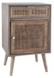 A & B Home Taupe Cabinet-0