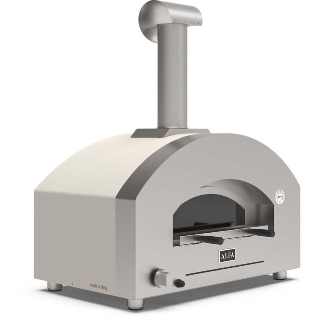Alfa Futuro 2 Pizze 40" White Stone Petroleum Gas Pizza Oven-1