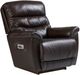 La-Z-Boy® Joshua Chestnut Leather Power Rocking Recliner with Headrest-0