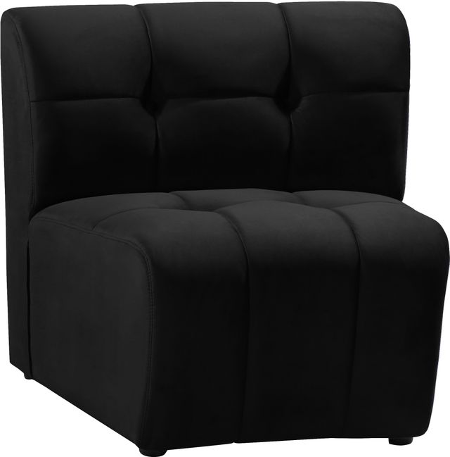 Meridian Furniture Limitless Black Velvet Modular Chair-1