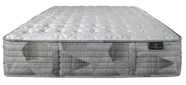 King Koil® Xtended Life Onyx 11.5" Wrapped Coil Extra Firm Tight Top Split California King Mattress, Includes 2 Pieces-2