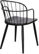 Armen Living Bradley Black Side Chair-2