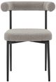 Armen Living Shannon 2-Piece Thundercloud Gray Dining Chair Set-4