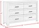 Elements International Eleanor Mocha Gray Dresser -2