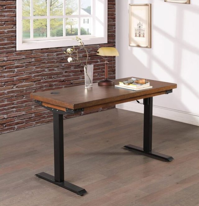 Martin Furniture Addison Auburn Electric Sit/Stand Desk-1