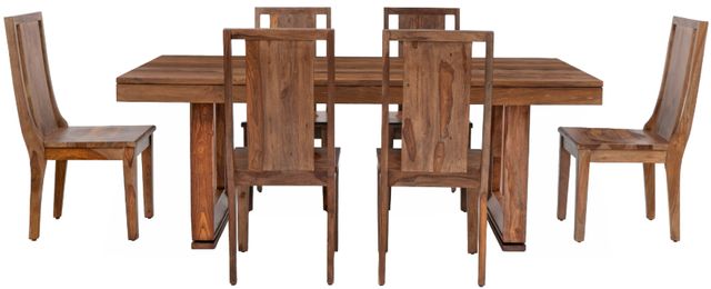 Coast2Coast Home™ Nealon 7-Piece Brown Dining Set-3