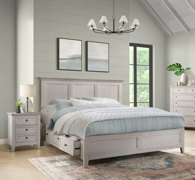 Intercon San Mateo Rustic White Nightstand-1