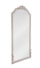 Bassett Mirror Coltrane Distressed White Floor Mirror-1