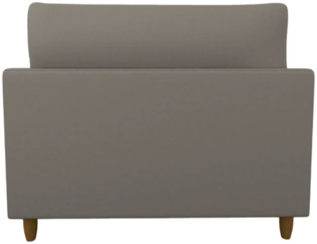 Best® Home Furnishings Customizable Bayment Leather Twin Sleeper Chair with Honey Birch Legs-3