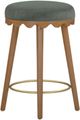 TOV Furniture Oodle Green/Light Walnut Counter Stool-1