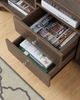 Brassex Inc. Walnut Oak 60'' TV Stand -2