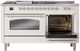 Ilve® Nostalgie II Series 60" Antique White Pro Style Dual Fuel Range-4