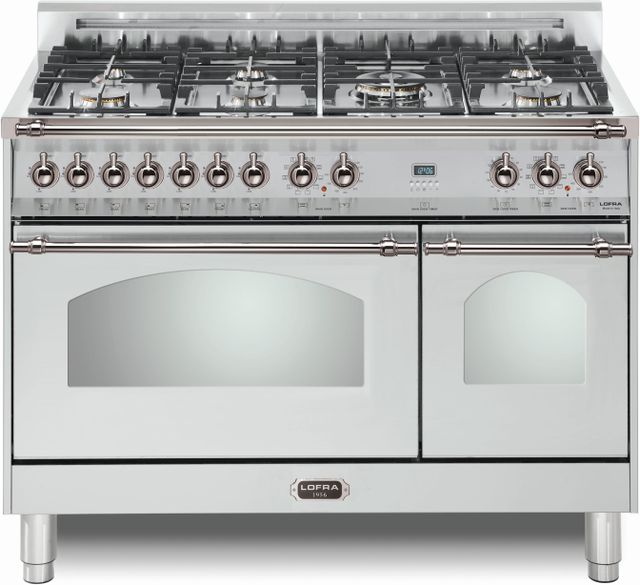 LOFRA® Dolcevita 48" Stainless Steel Pro Style Dual Fuel Range-0