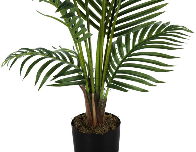 Monarch Specialties Inc. Black 57" Artificial Potted Palm Tree-1