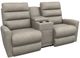 La-Z-Boy® Liam Pebble Power Wall Reclining Loveseat with Console and Headrest-0