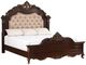 New Classic® Home Furnishings Constantine 4-Piece Cherry Queen Panel Bedroom Set-2