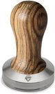 Lelit Stainless Steel Tamper and Zebra Wooden Handle-0