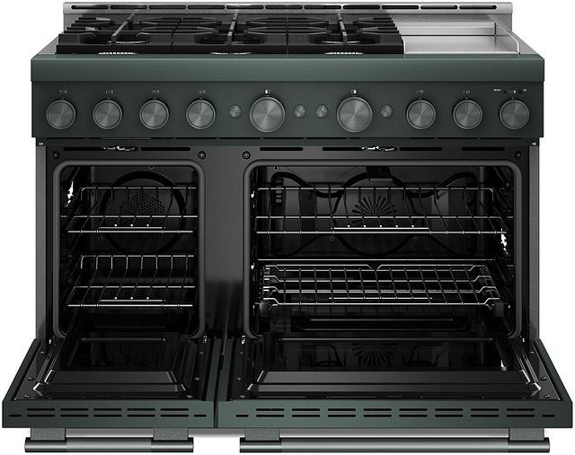 KitchenAid® 48" Juniper 6 Burner Freestanding Pro Style Gas Range with Griddle-1