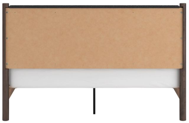 Signature Design by Ashley® Pamytta Brown King Upholstered Panel Platform Bed-4