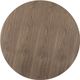 Coaster® Cora Walnut Round Dining Table with Black Base-1